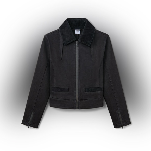 NWT Cabi Shrunken Moto Jacket Size M - Picture 4 of 6